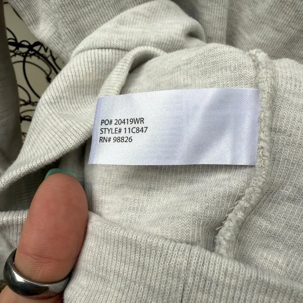 US Polo Assn Heathered Gray Beige 1/4 Zip Knit Pullover Sweatshirt Sweater 3XL